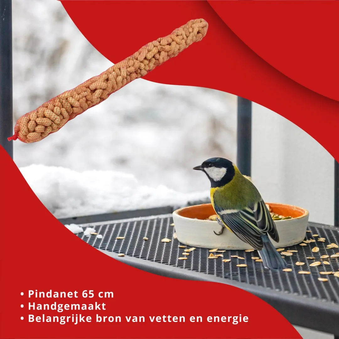 Topdiervoeding.nl Ongepelde Pindaslinger Doppinda Voederslinger 10x400g