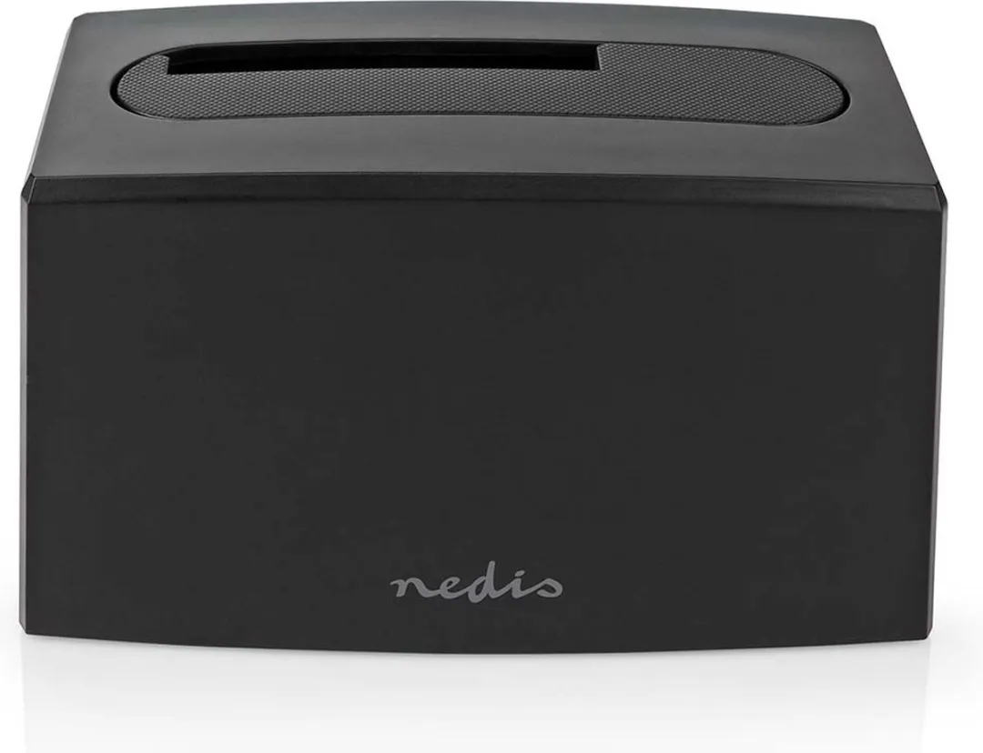 Nedis HDDUSB3210BK Dual-Bay Docking Station - 2.5/3.5" Harde Schijven - Zwart - afbeelding 6 van 6