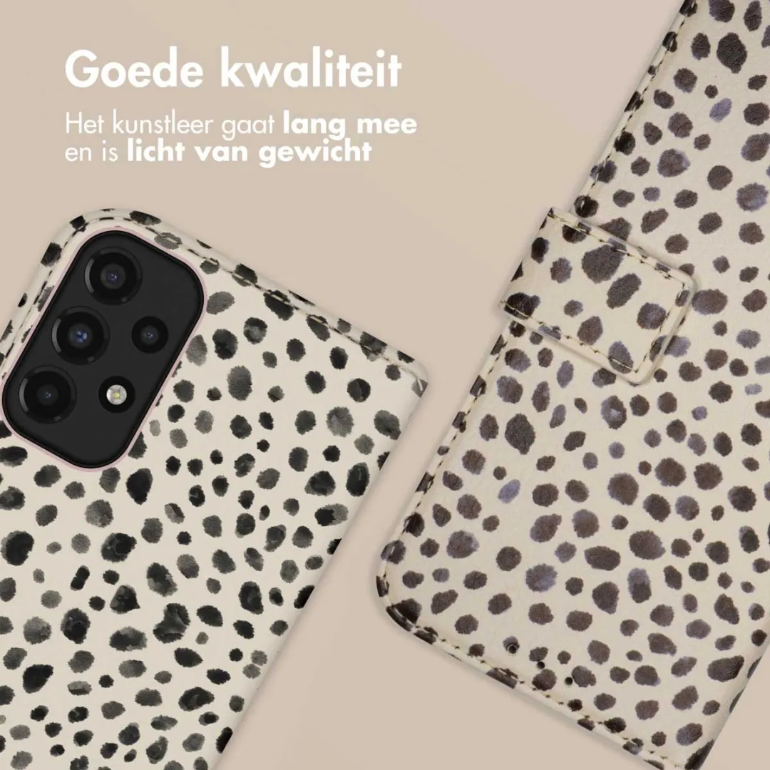 imoshion Hoesje Samsung Galaxy A33 - 3 Pasjes - Black And White Dots - afbeelding 3 van 6