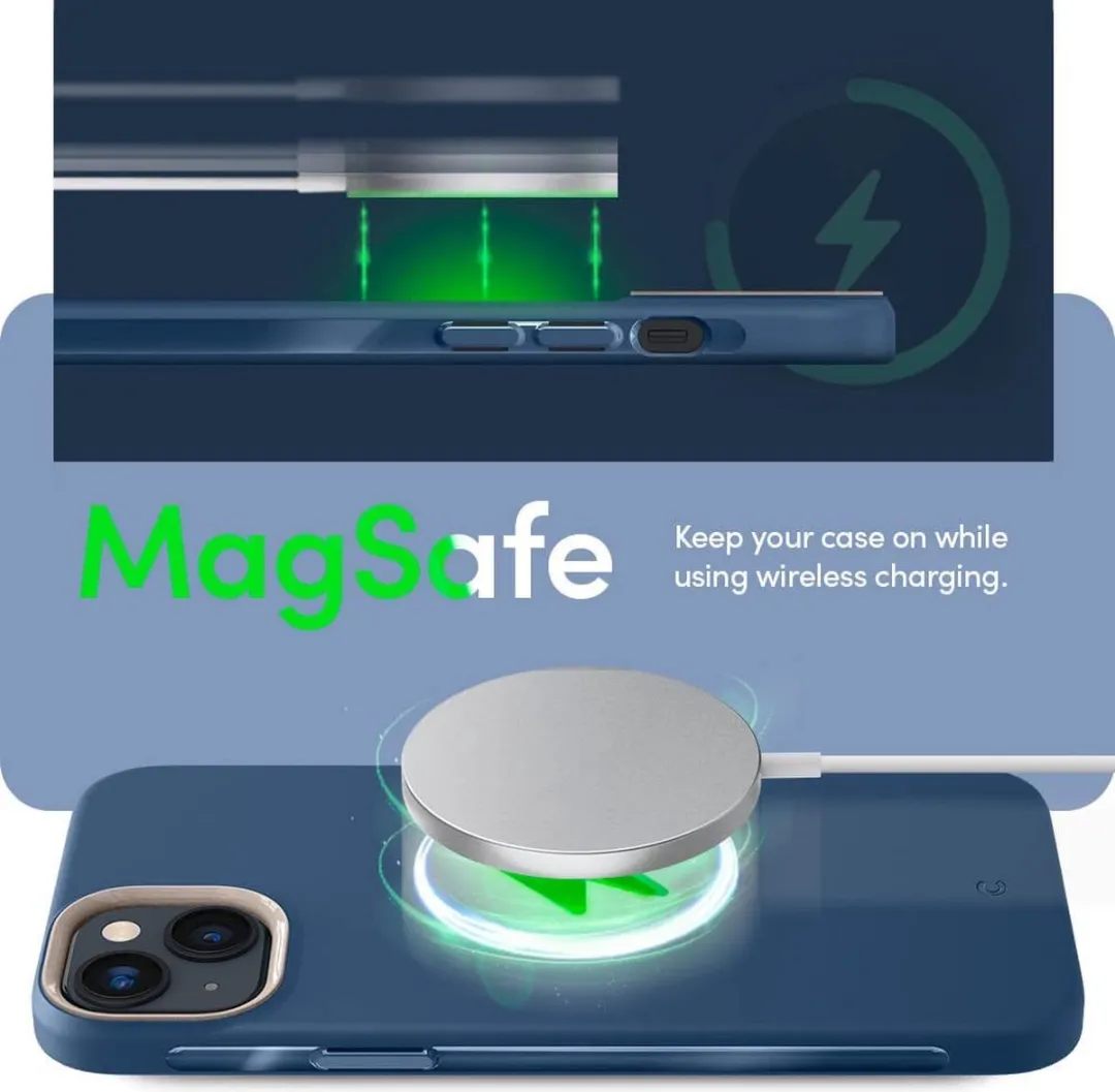 Spigen Cyrill Ultra Color MagSafe Hoesje - iPhone 14 Plus - Blauw