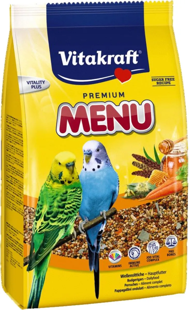 Vitakraft Parkieten Premium Menu 500g