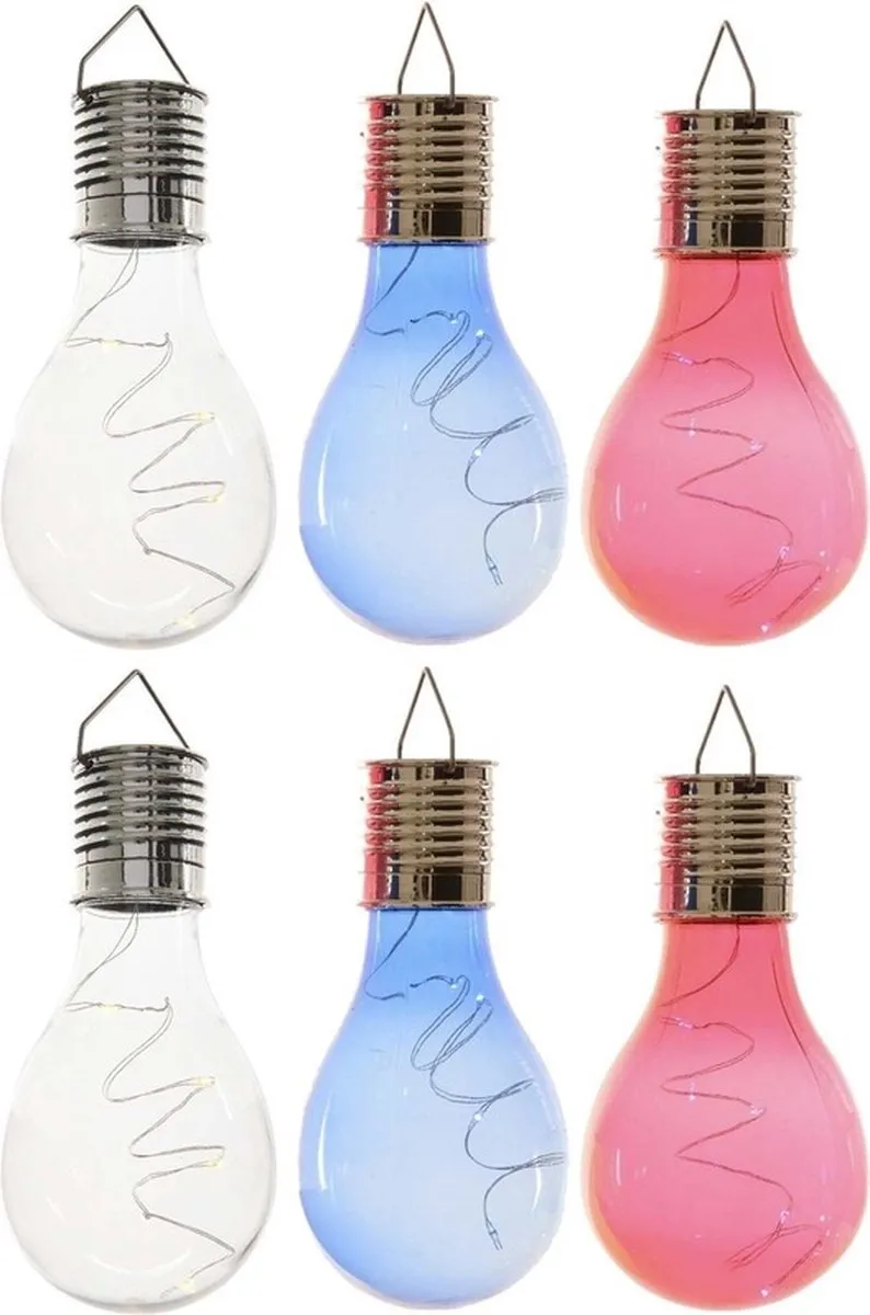 Lumineo 6x Zonne-LED Peertjes 1W