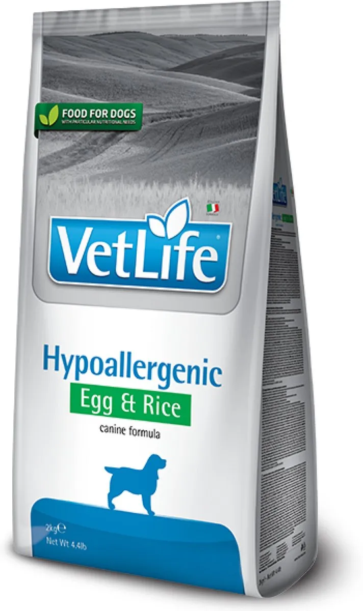 Farmina VetLife Hypoallergeen Hondenvoer Ei & Rijst 2kg
