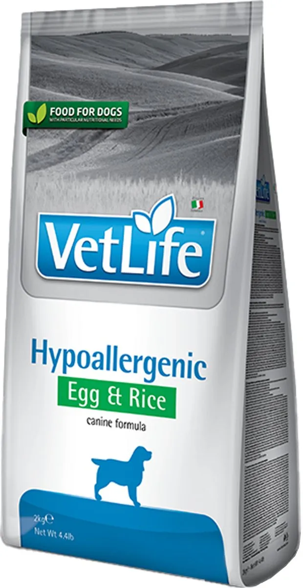 Farmina VetLife Hypoallergeen Hondenvoer Ei & Rijst 2kg