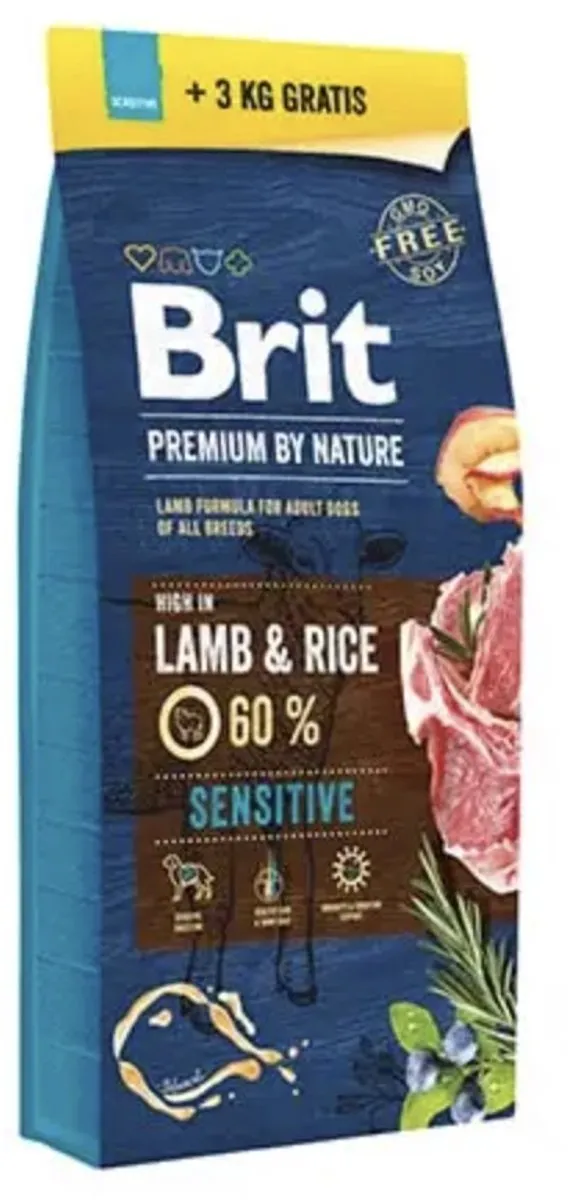 Brit Premium Sensitive Lam 18kg