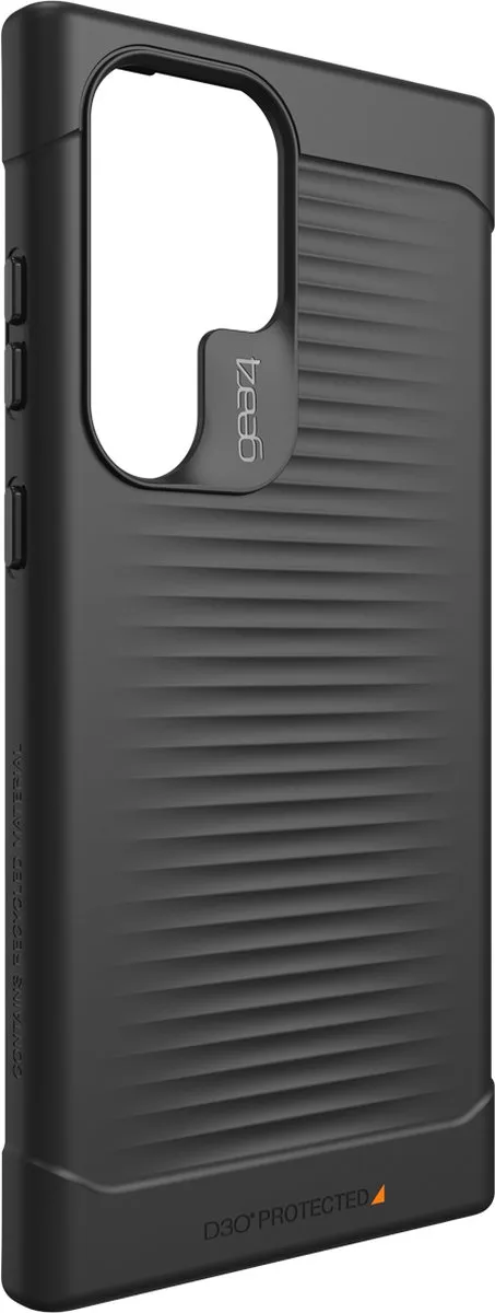 Gear4 Hoesje Siliconen Geschikt voor Samsung Galaxy S23 Ultra - Gear4 Havana Backcover - Zwart
