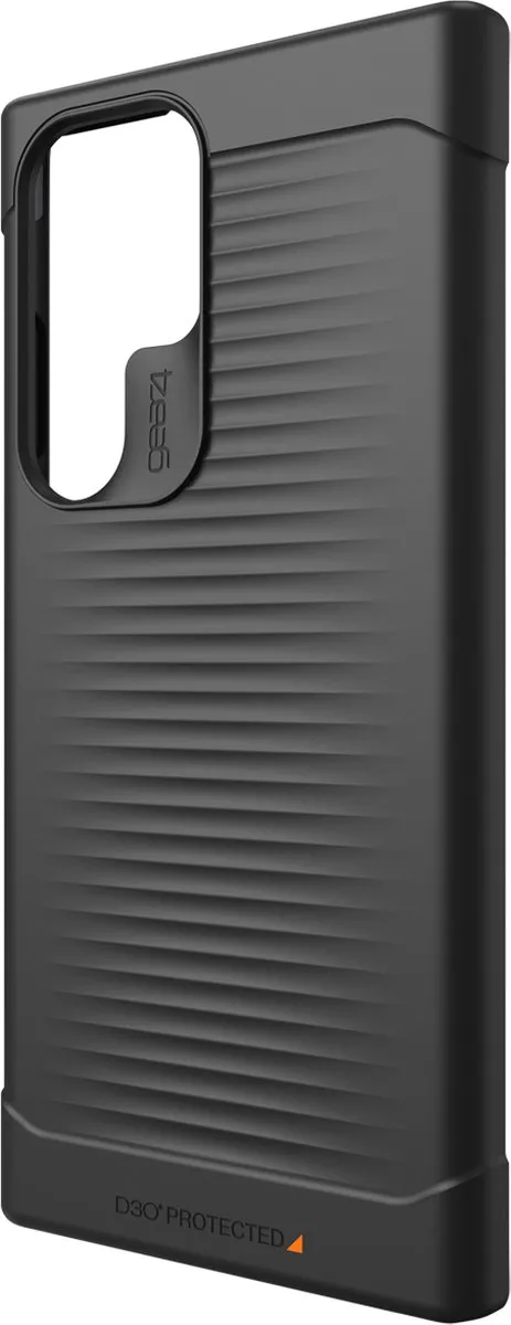 Gear4 Hoesje Siliconen Geschikt voor Samsung Galaxy S23 Ultra - Gear4 Havana Backcover - Zwart