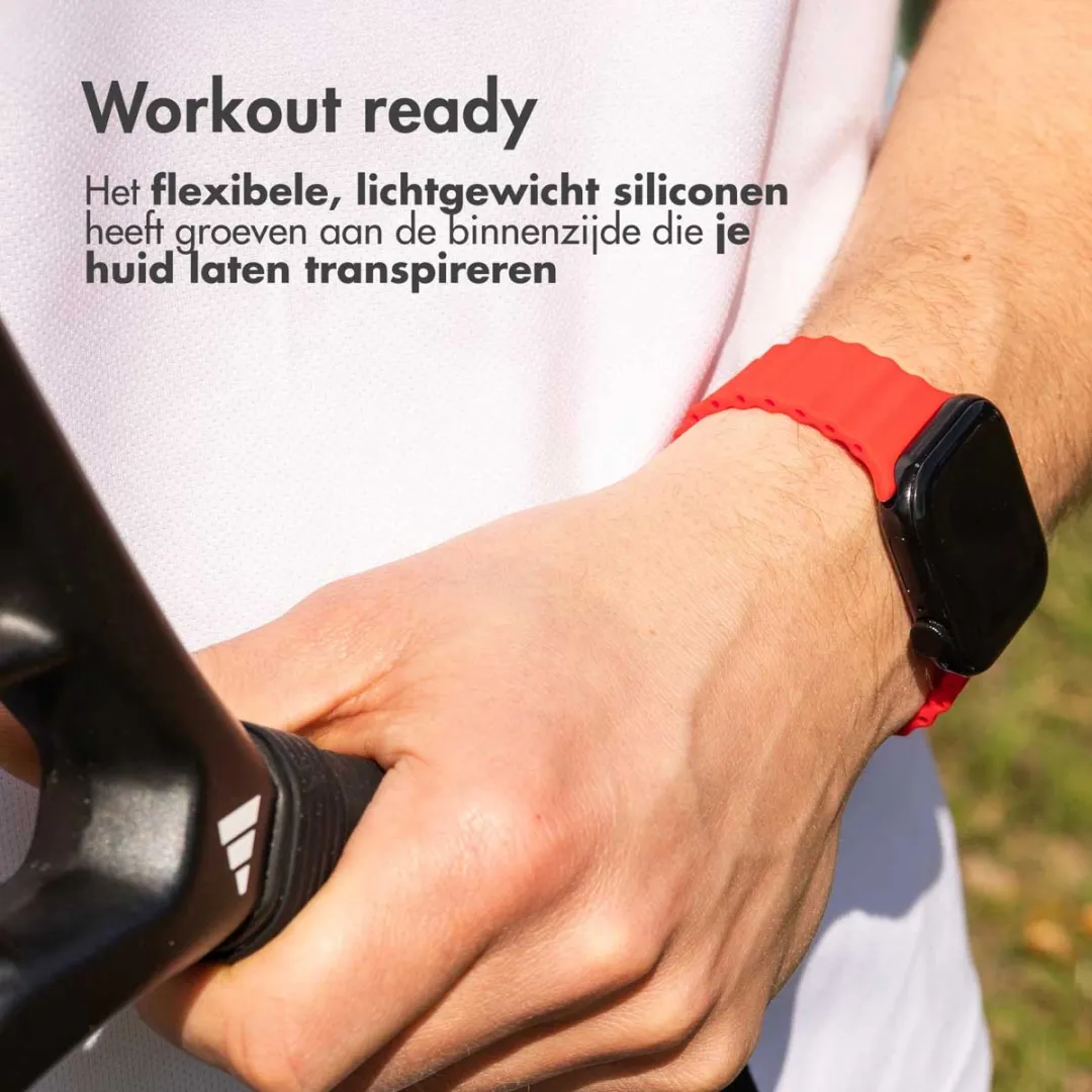 Imoshion Siliconen Bandje Apple Watch 42mm - Rood
