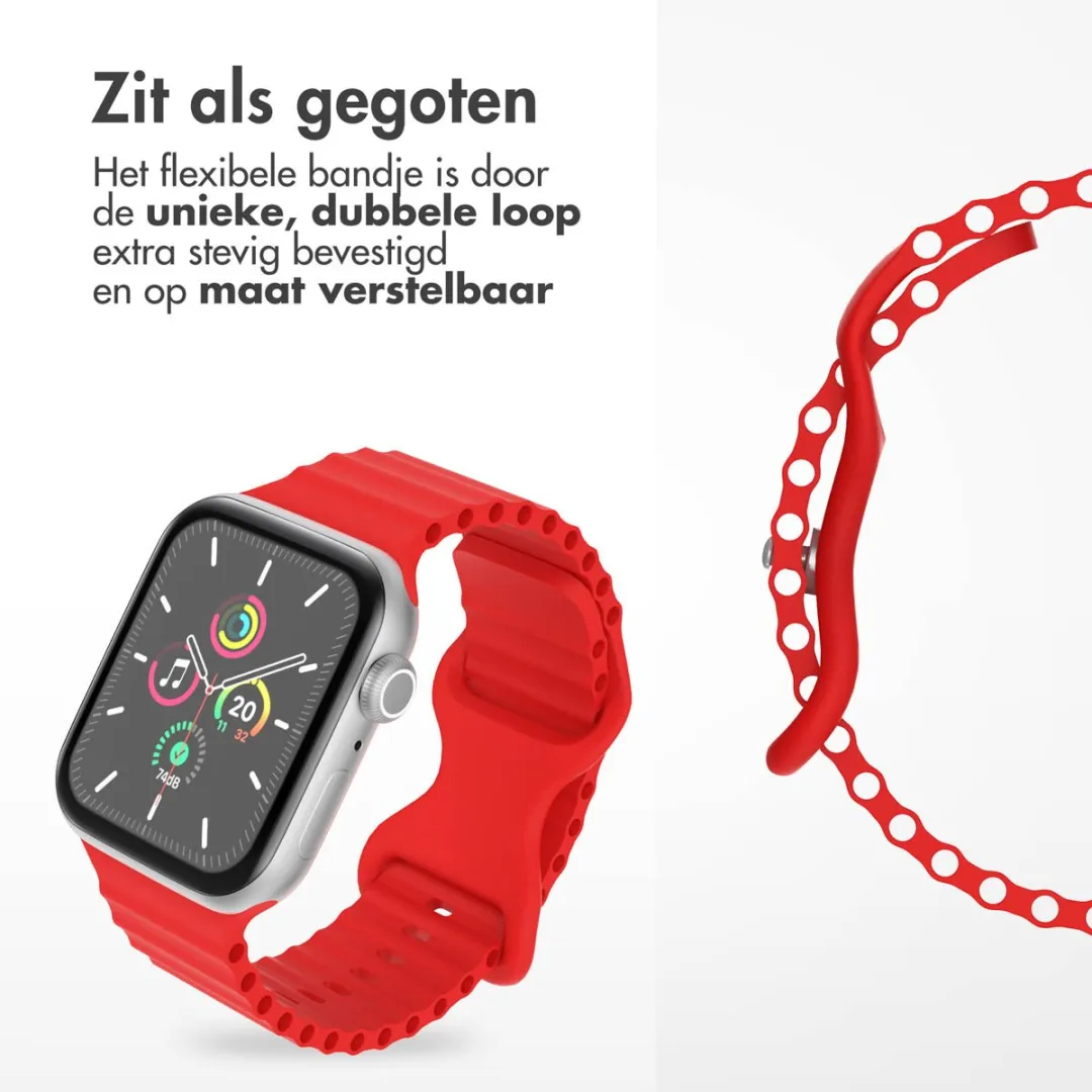 Imoshion Siliconen Bandje Apple Watch 42mm - Rood