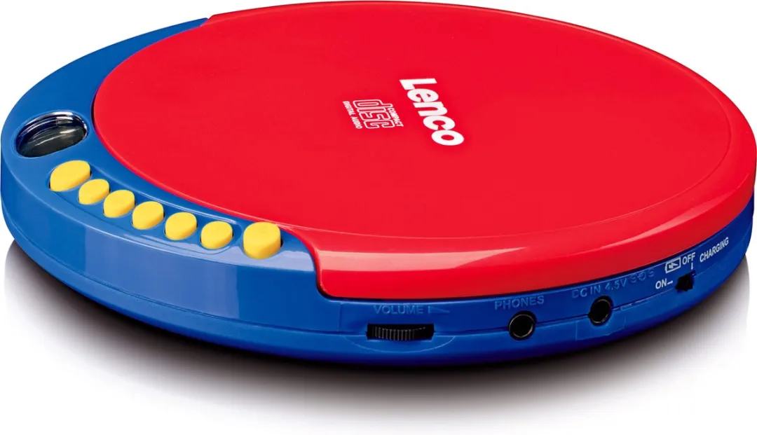 Lenco CD-021KIDS Draagbare CD-speler - Multicolor - 2x AA