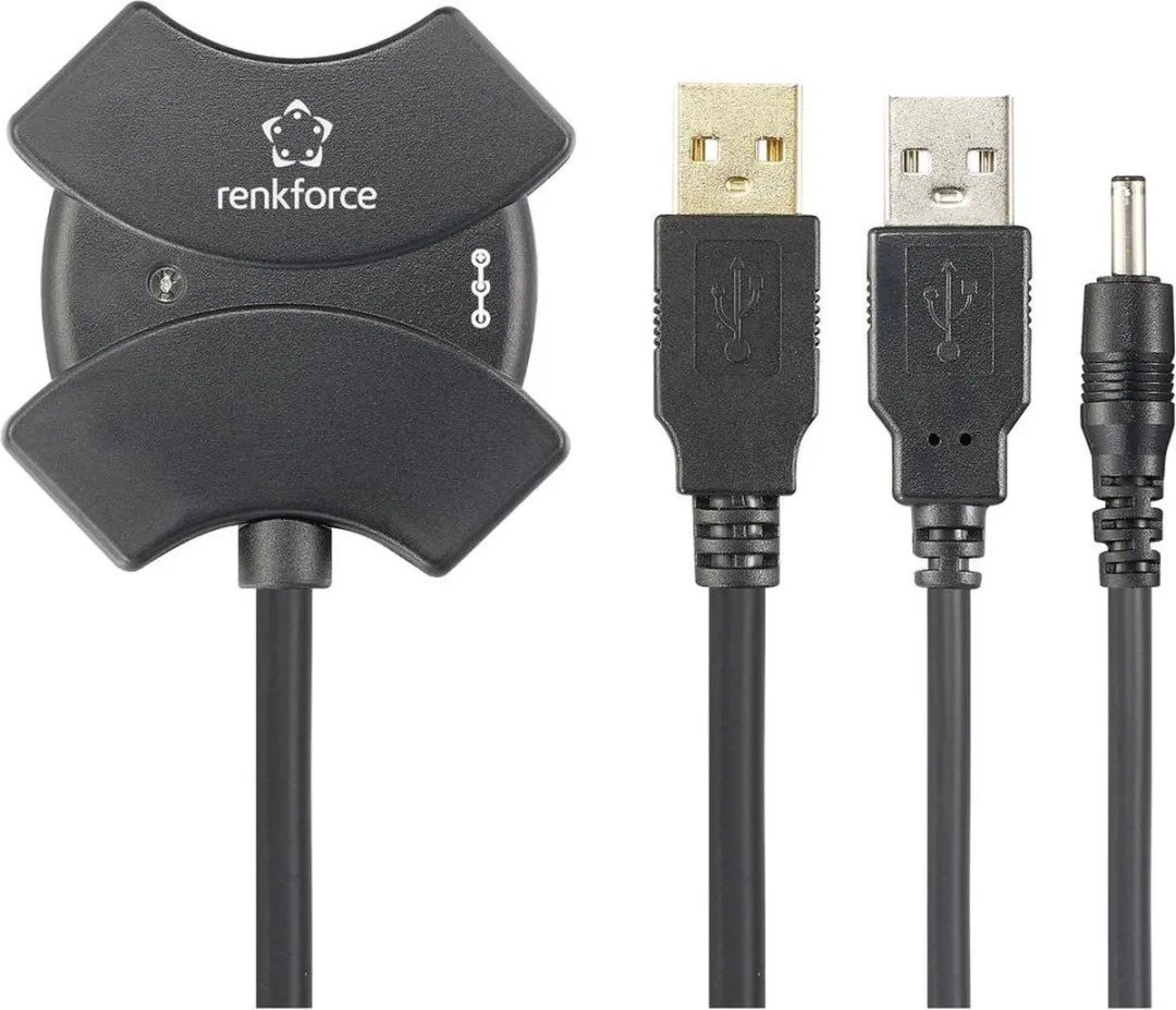 Renkforce RF-6270930 USB-hub 4 Poorten USB 2.0 - Zwart