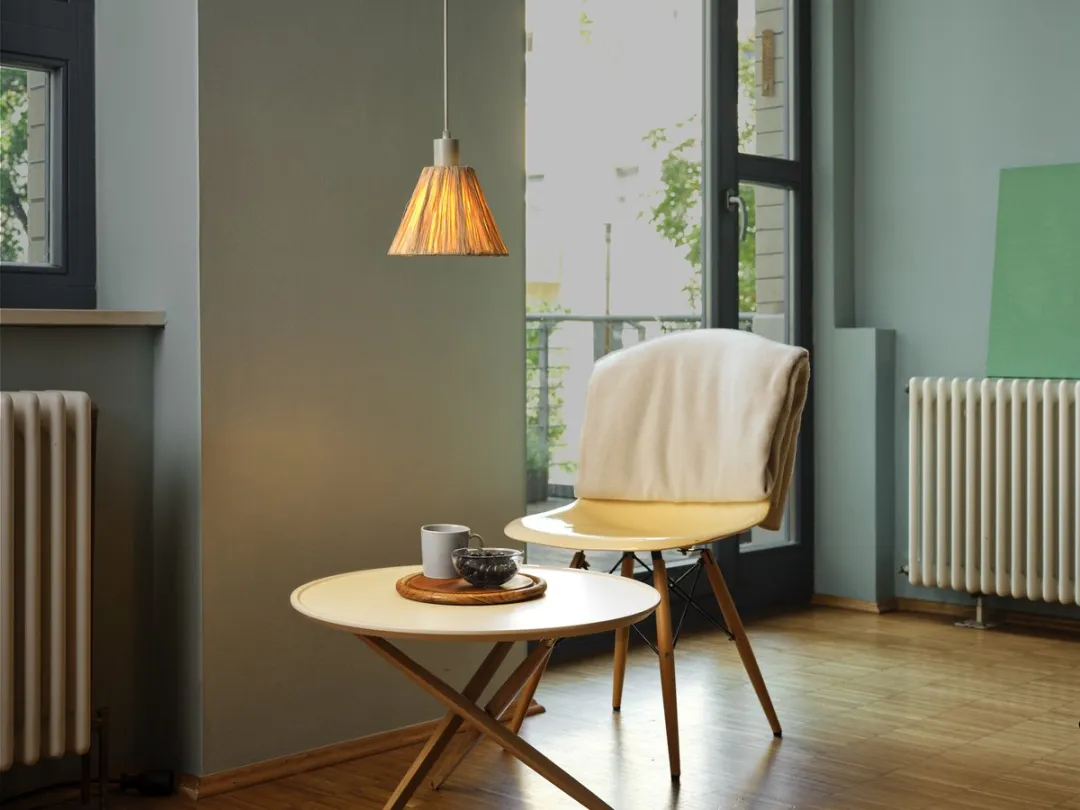 LEDVANCE Decor Raffia Hanglamp E27 - 200mm - Groenbruin - afbeelding 6 van 6