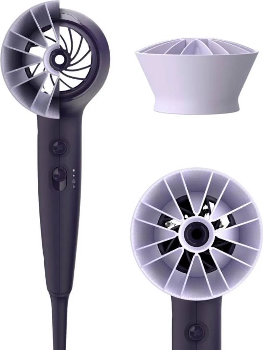 Philips BHD340/10 Haardroger - 2100W - Violet