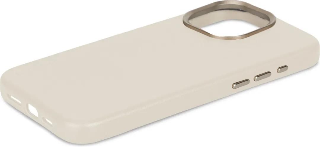 Decoded Leren Hoesje iPhone 15 Pro Max Clay Beige - MagSafe