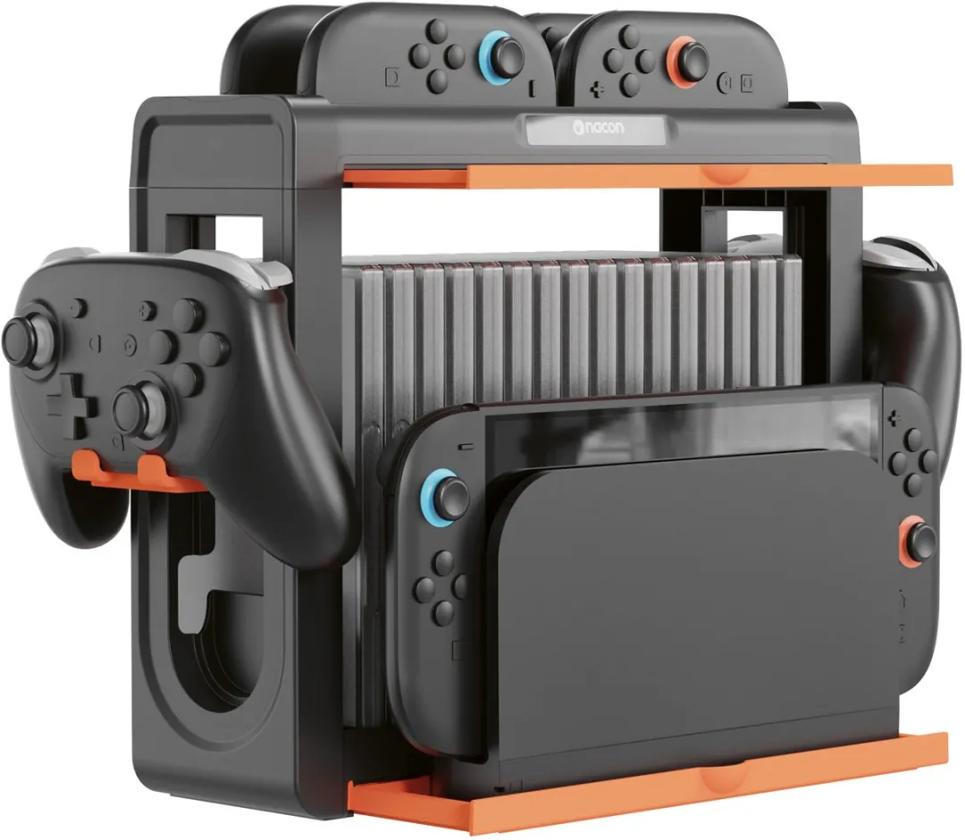 Nacon Switch Opbergstation voor Joy-Con & Pro Controller Zwart