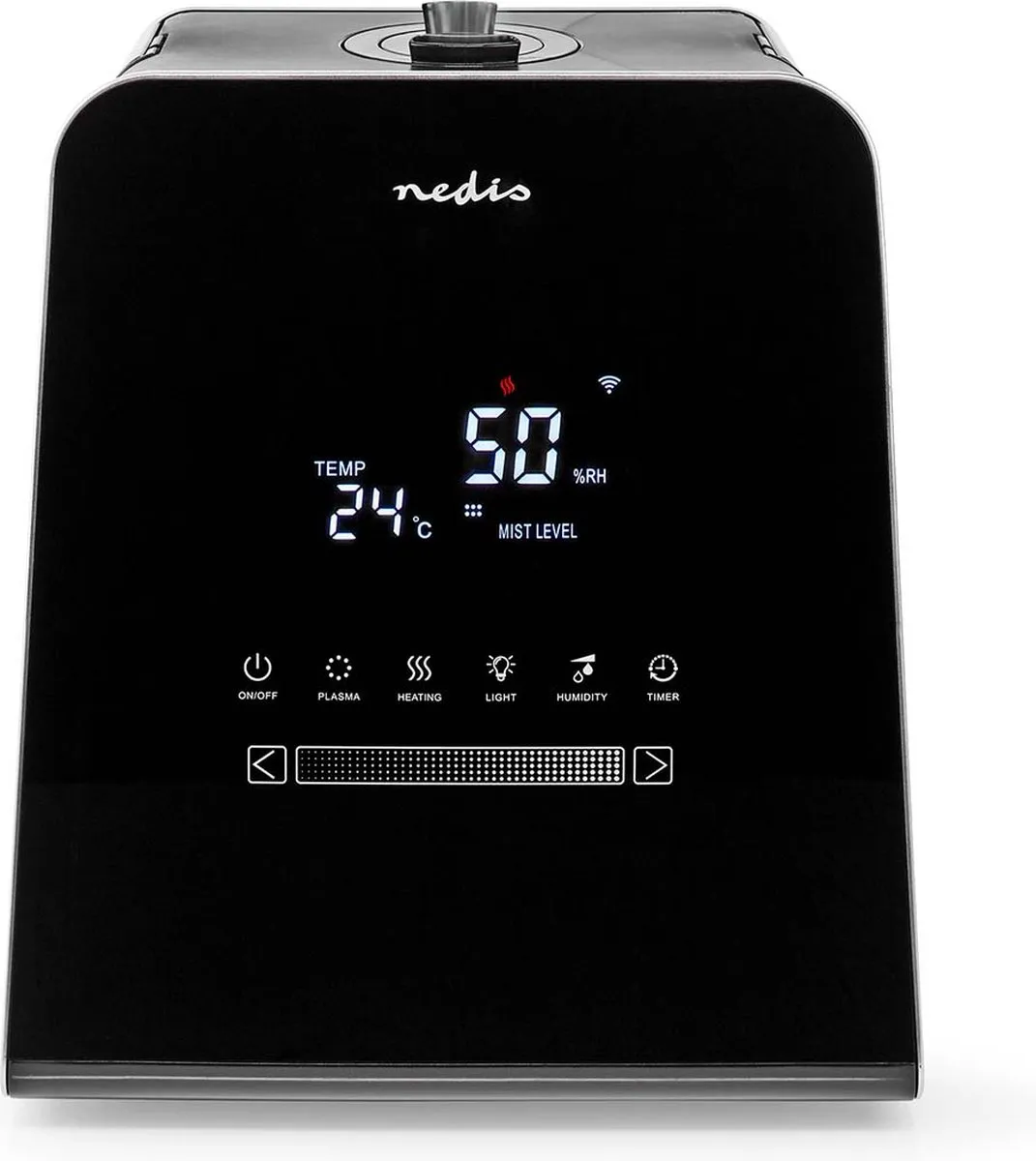 Nedis SmartLife HUMI150BKW Luchtbevochtiger - 110W - Koel/warm - 5.5L - Zwart