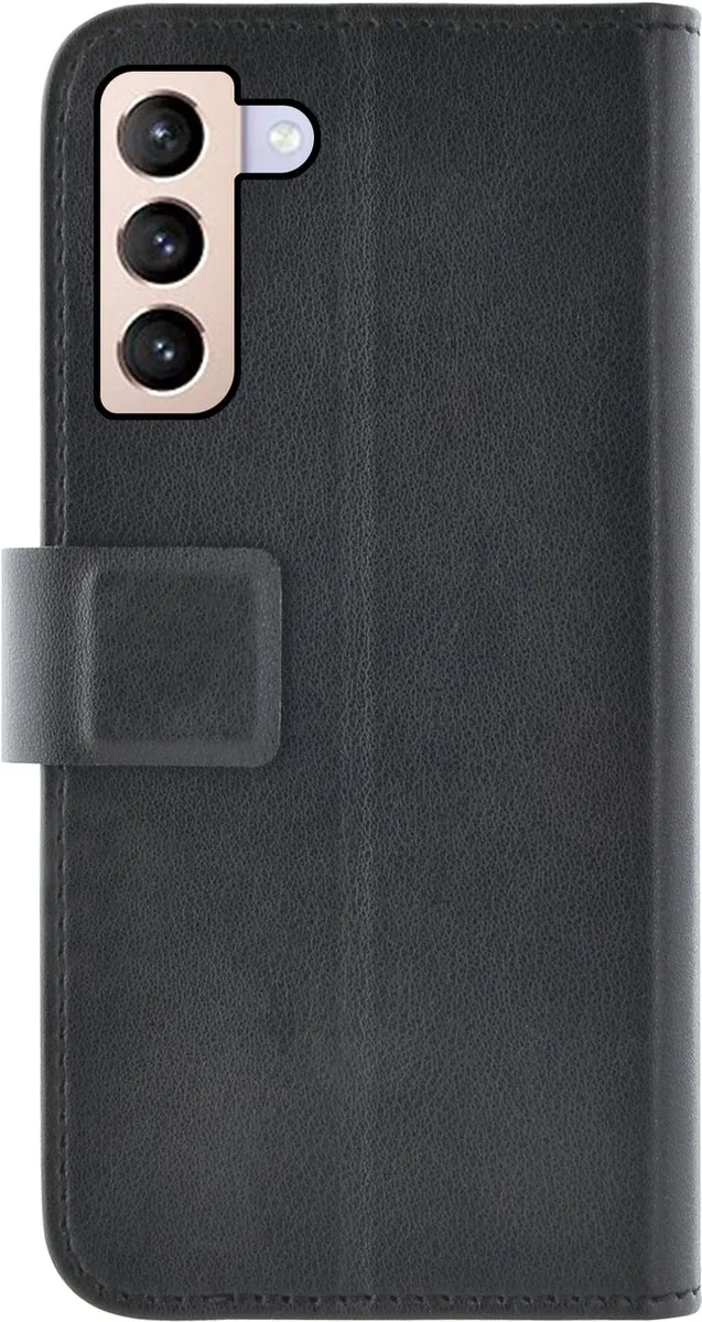 Azuri Walletcase AZWALCLRSAG906-JOL - Samsung Galaxy S22+ - 3 Pasjes - Zwart