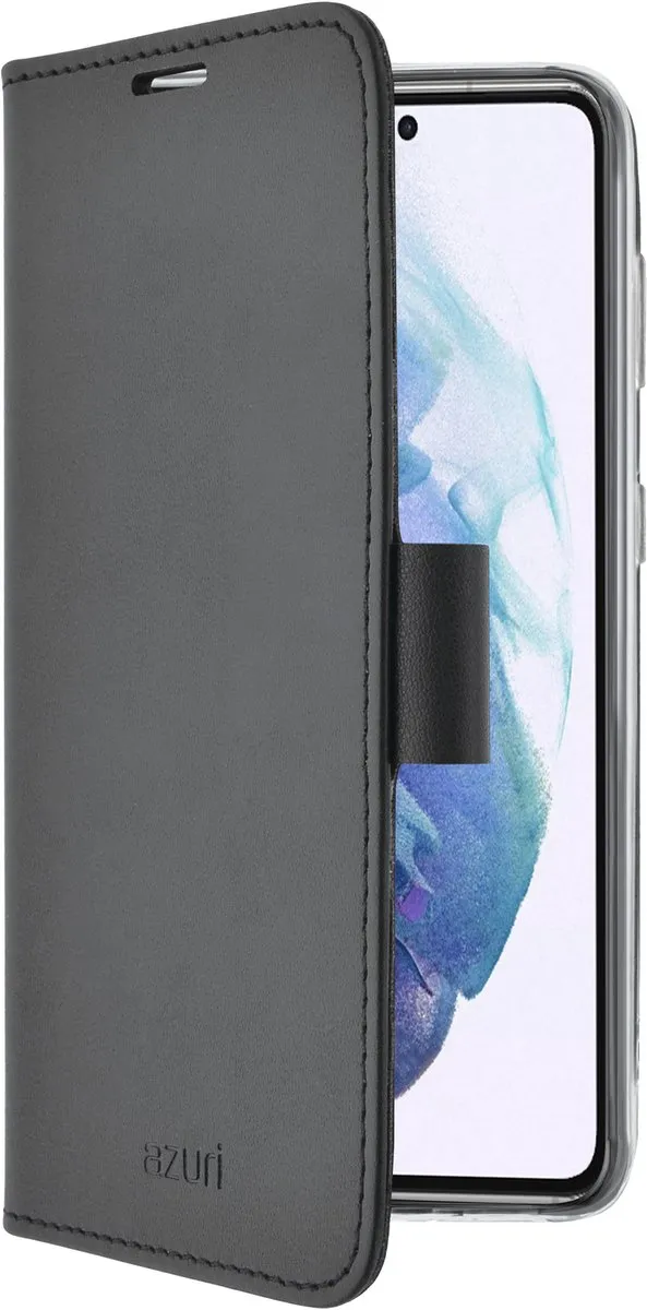 Azuri Walletcase AZWALCLRSAG906-JOL - Samsung Galaxy S22+ - 3 Pasjes - Zwart