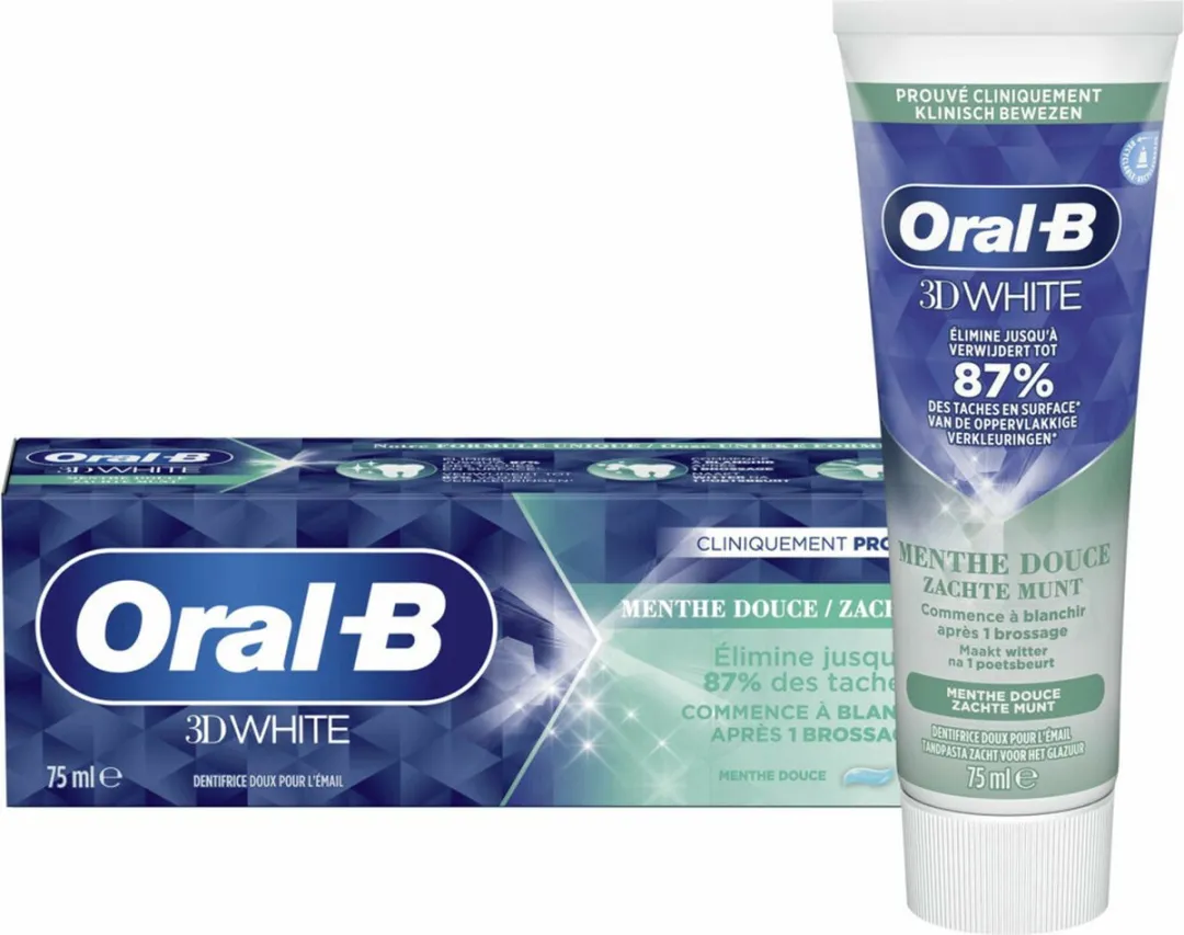 Oral-B 3D White Soft Mint Tandpasta 75ml