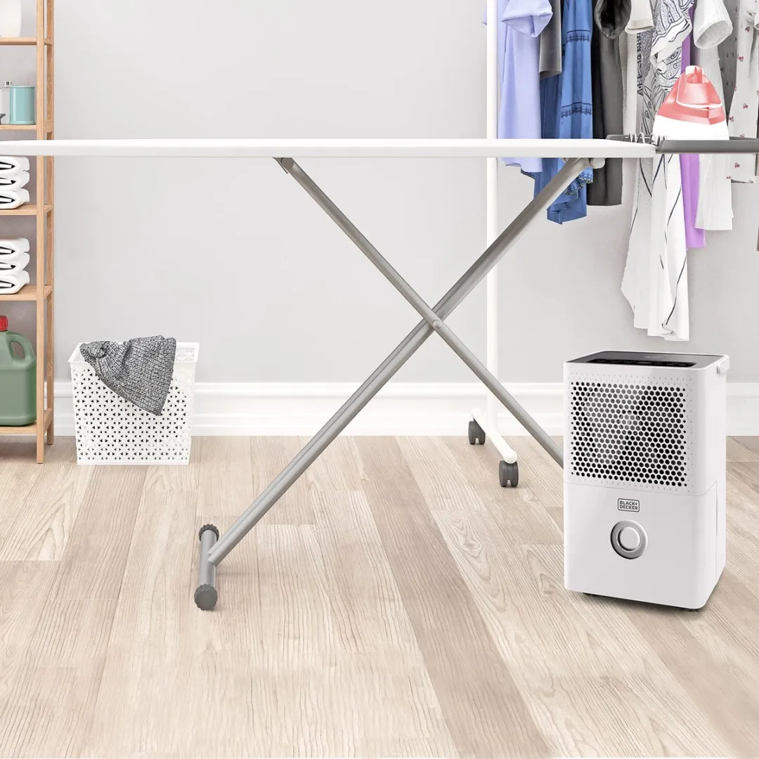 BLACK+DECKER BXDH12E Luchtontvochtiger - 175W - 12m² - Wit - afbeelding 4 van 6