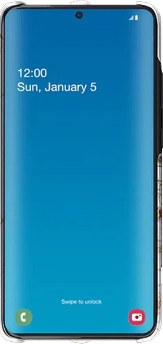 iDeal of Sweden Samsung Galaxy S20 Ultra Hoesje - Carrara Gold - IDFCA16-S11P-46 - afbeelding 6 van 6