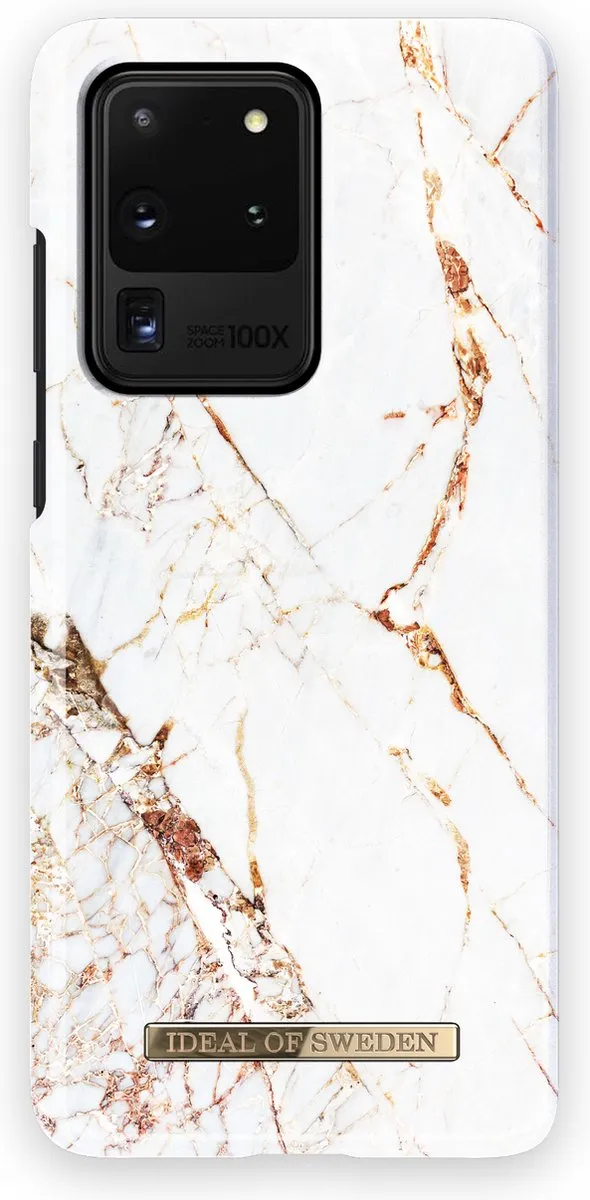 iDeal of Sweden Samsung Galaxy S20 Ultra Hoesje - Carrara Gold - IDFCA16-S11P-46