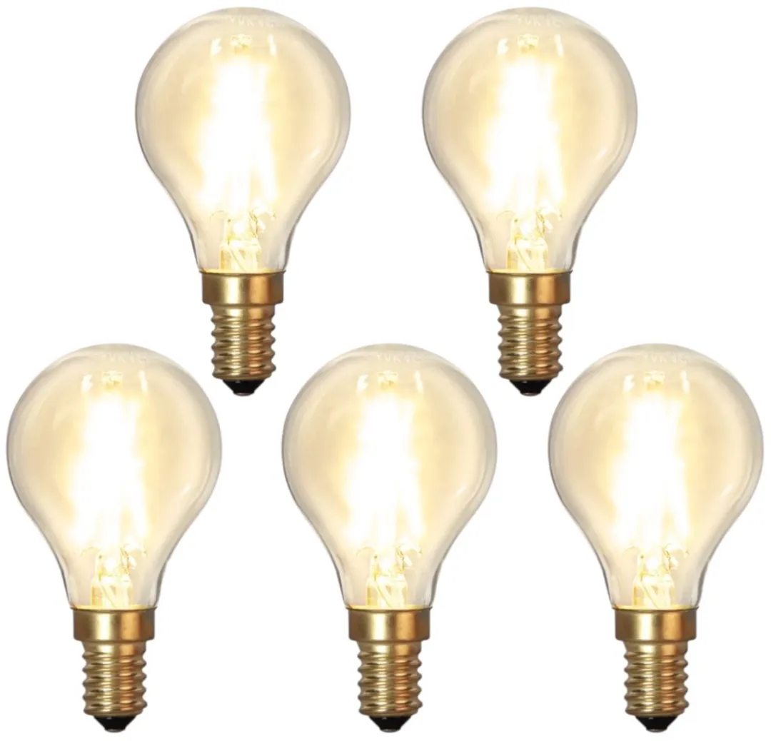 Star Trading Soft Glow Kogellamp E14 1.5W - 5 Stuks