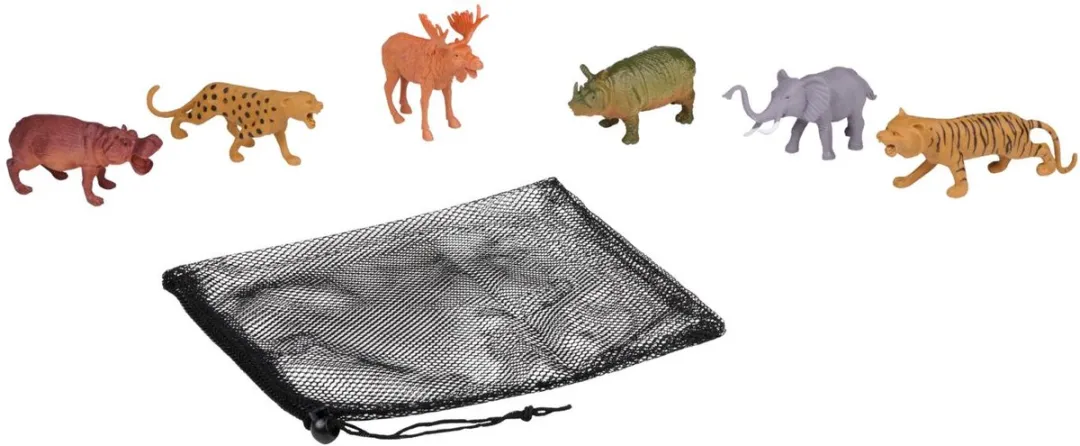 Eddy Toys Wilde Dieren Speelset 6 Stuks