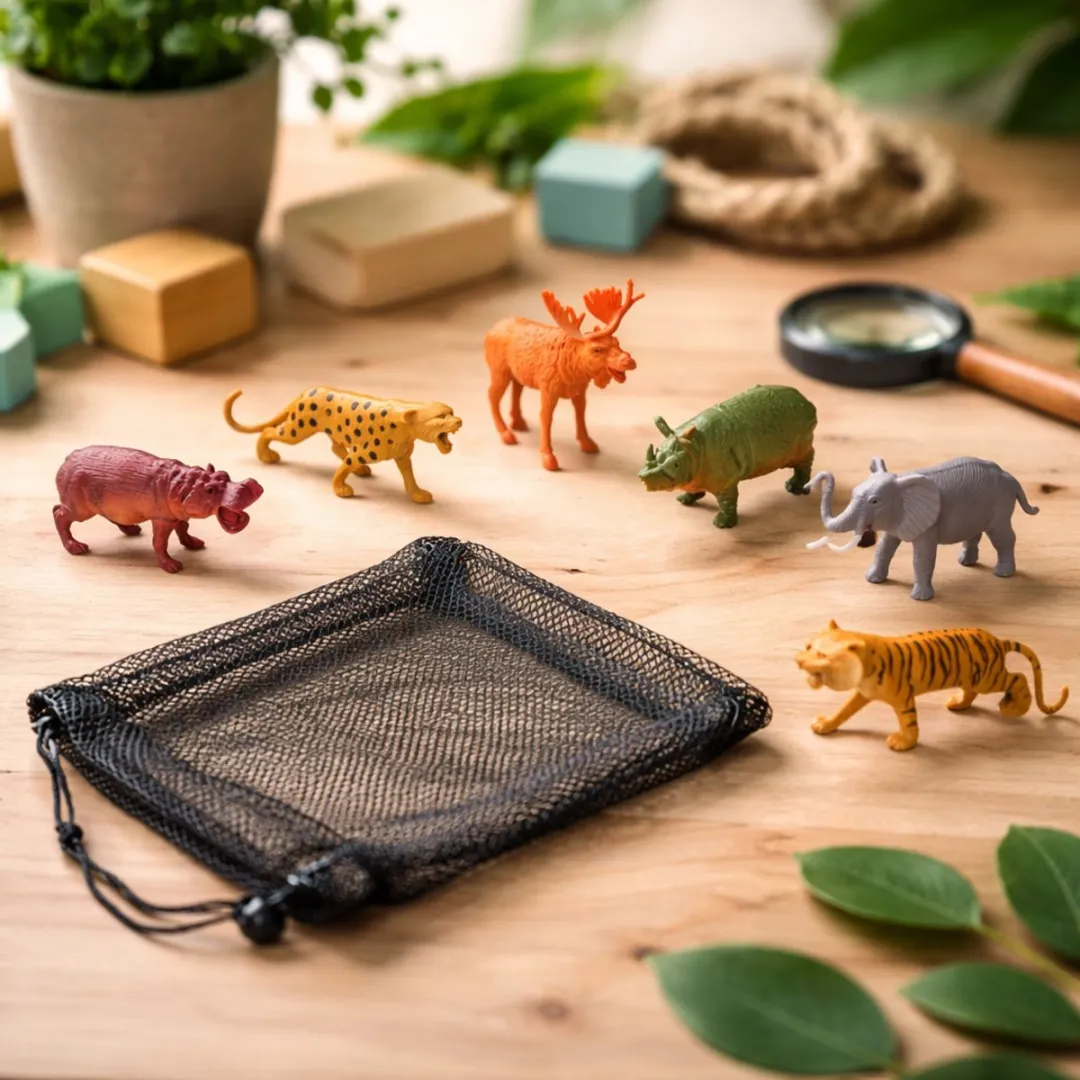 Eddy Toys Wilde Dieren Speelset 6 Stuks - Dierfiguren