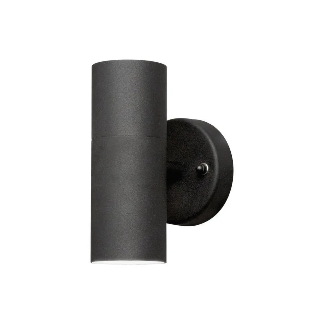 Konstsmide Modena Wandspot Twin GU10 17cm - Matzwart