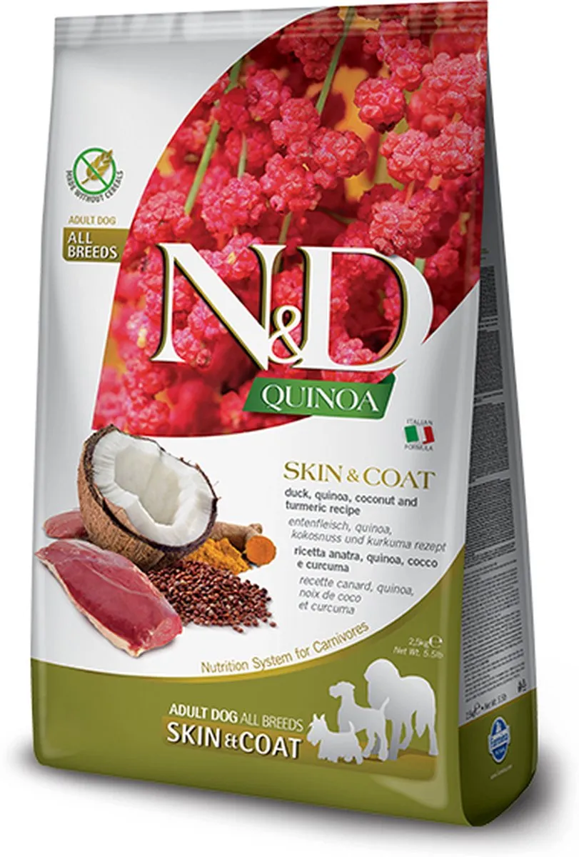 Farmina N&D Quinoa Skin & Coat Adult Eend 7kg