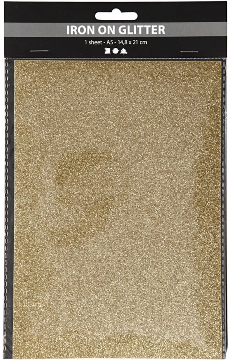 Creativ Company CC Opstrijkfolie Goud 14x21cm