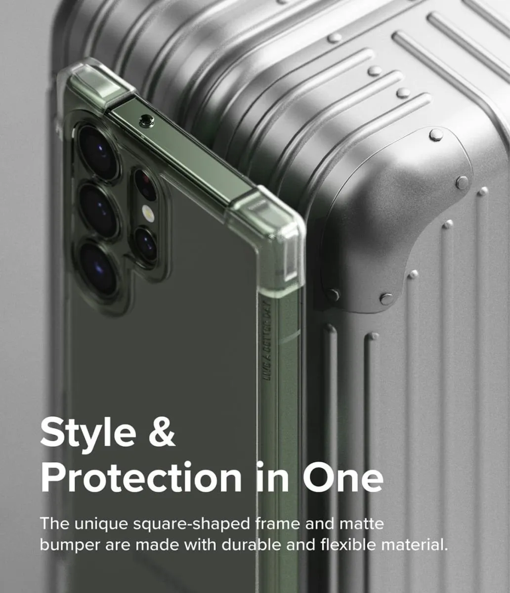 Ringke Fusion Bumper Hoesje Samsung Galaxy S23 Ultra - Transparant