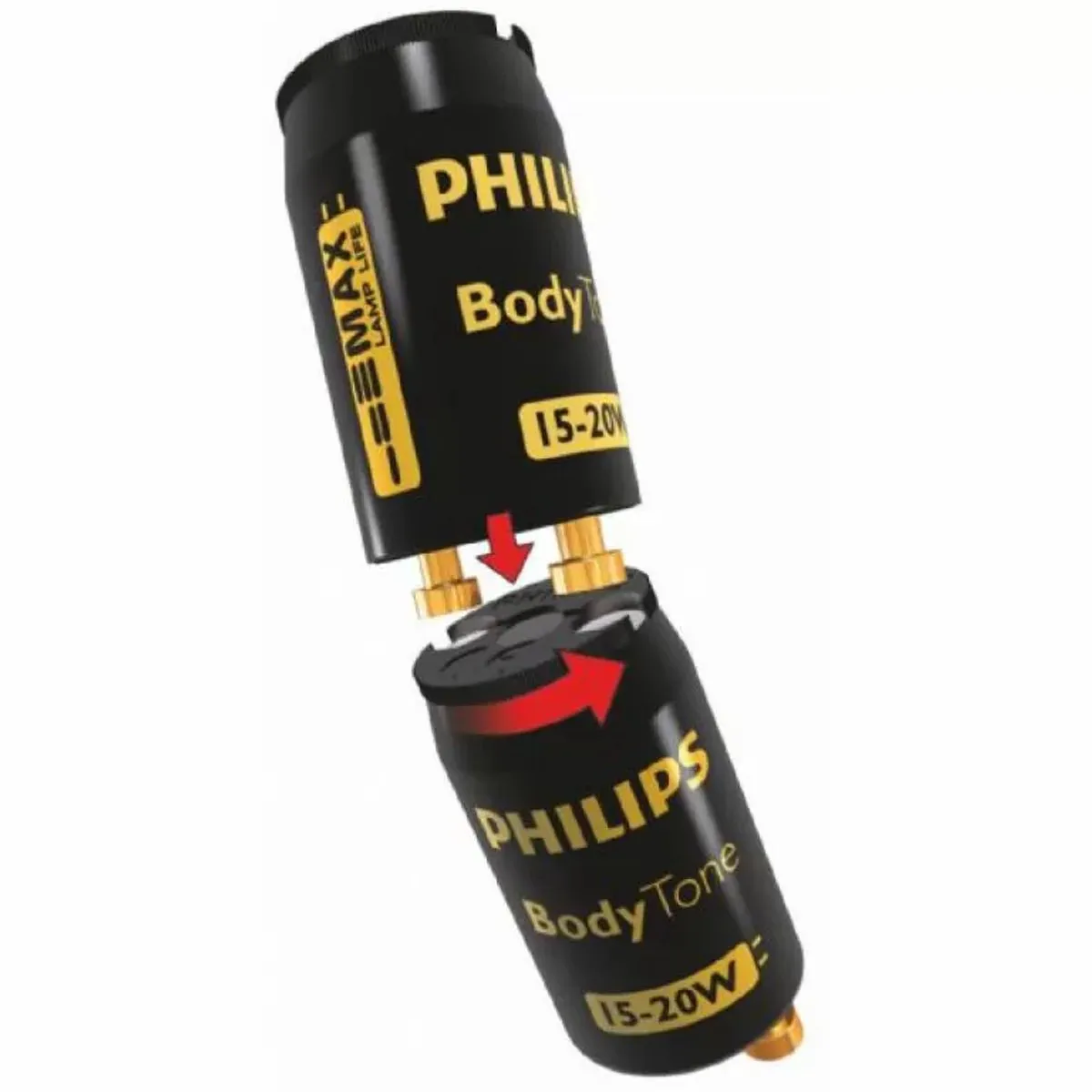 Philips BodyTone Starter 25-100W - Zwart