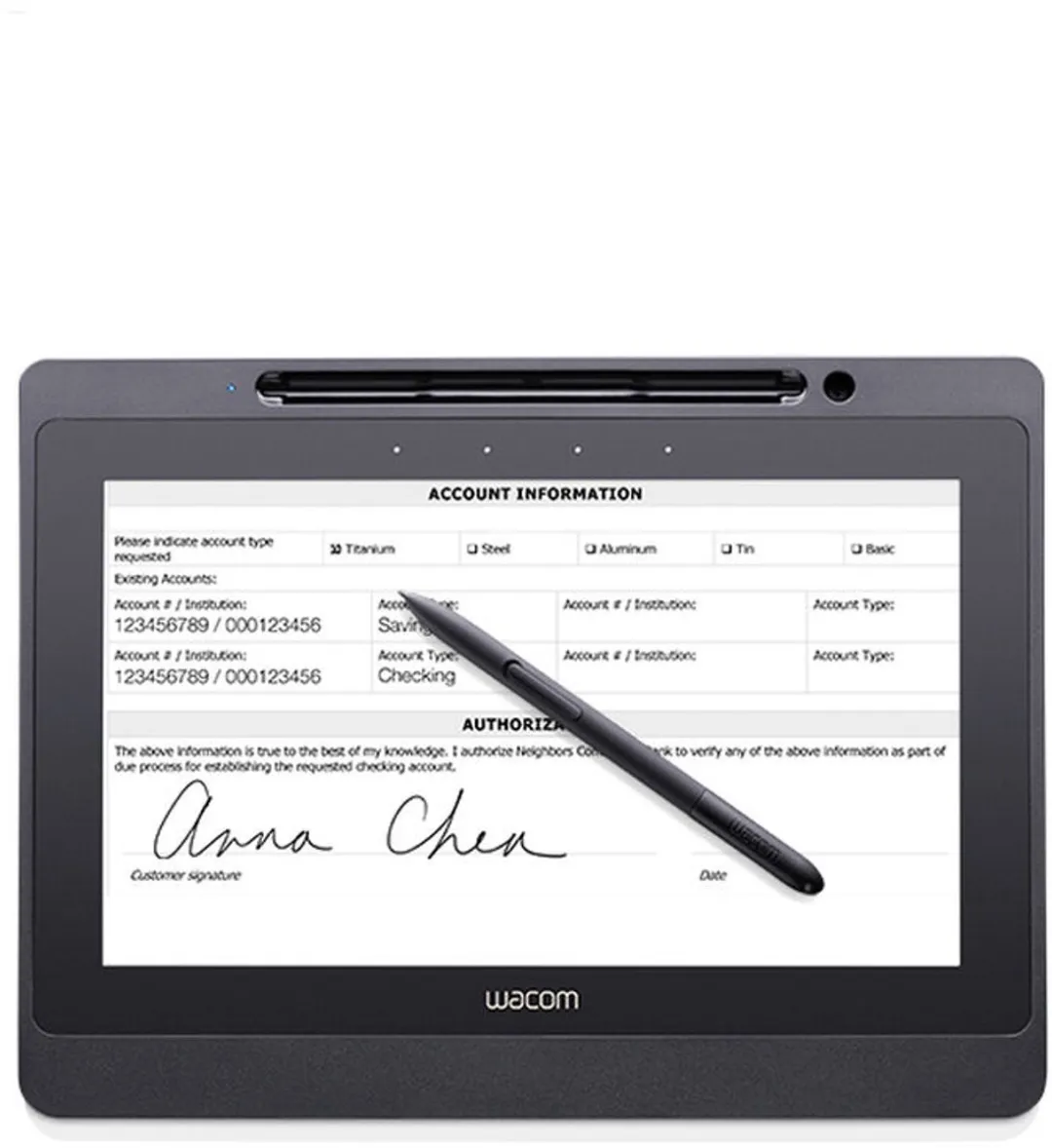 Wacom DTU-1141B Signature Set