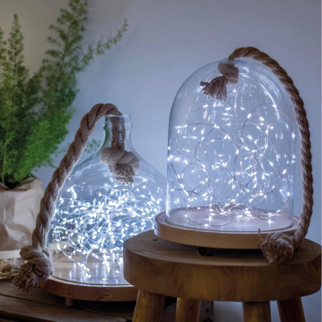 Lumineo Kerstverlichting 20 LED - 95cm - Koel wit