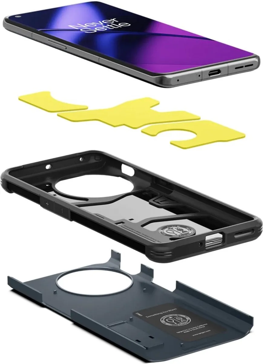 Spigen Tough Armor ACS05801 Hoesje - OnePlus 11 - Blauw