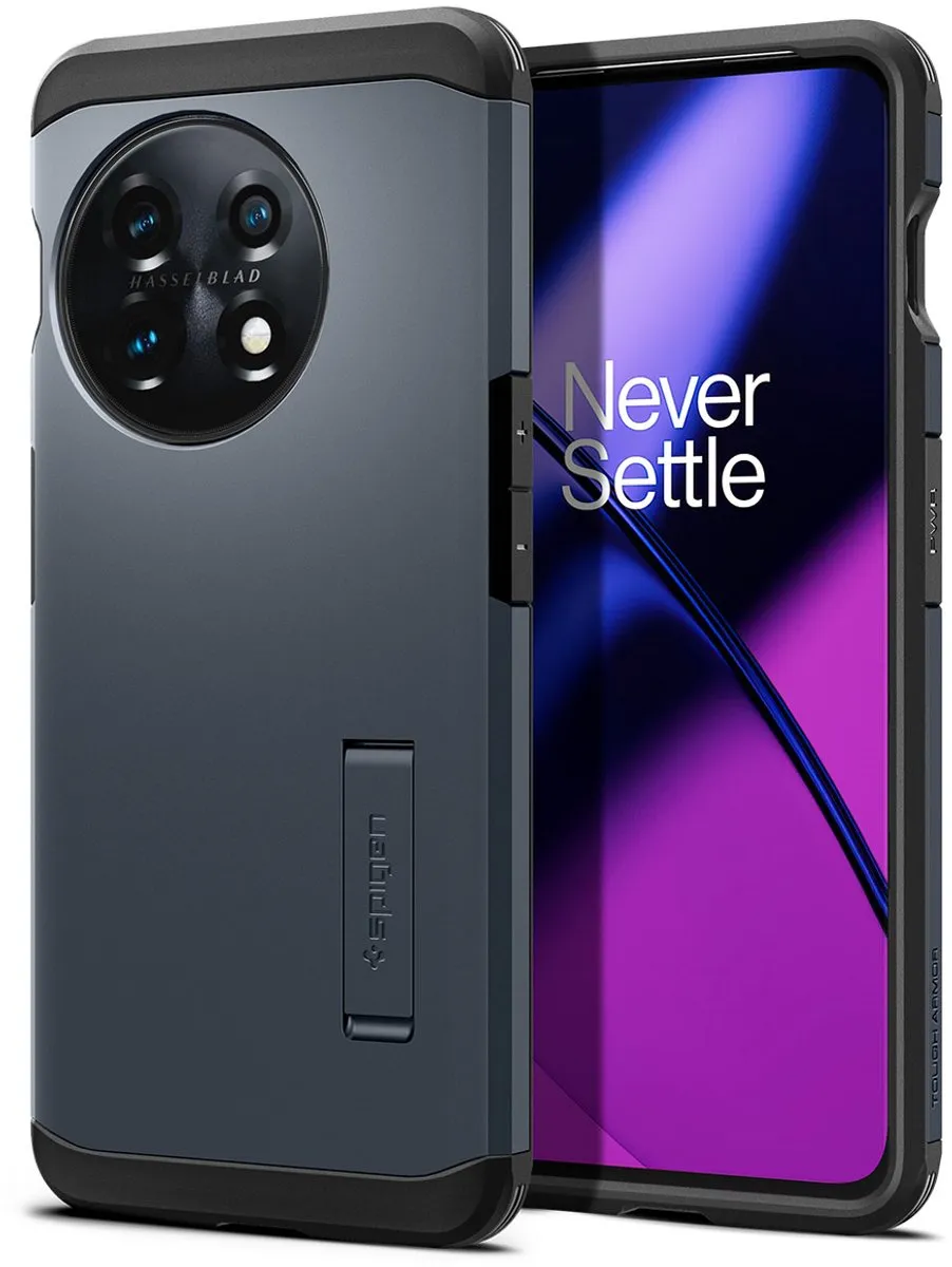 Spigen Tough Armor ACS05801 Hoesje - OnePlus 11 - Blauw