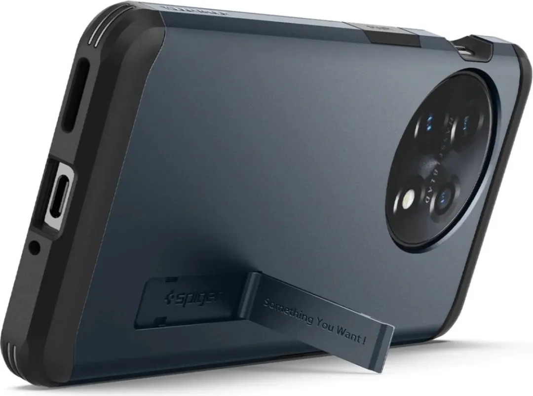 Spigen Tough Armor ACS05801 Hoesje - OnePlus 11 - Blauw
