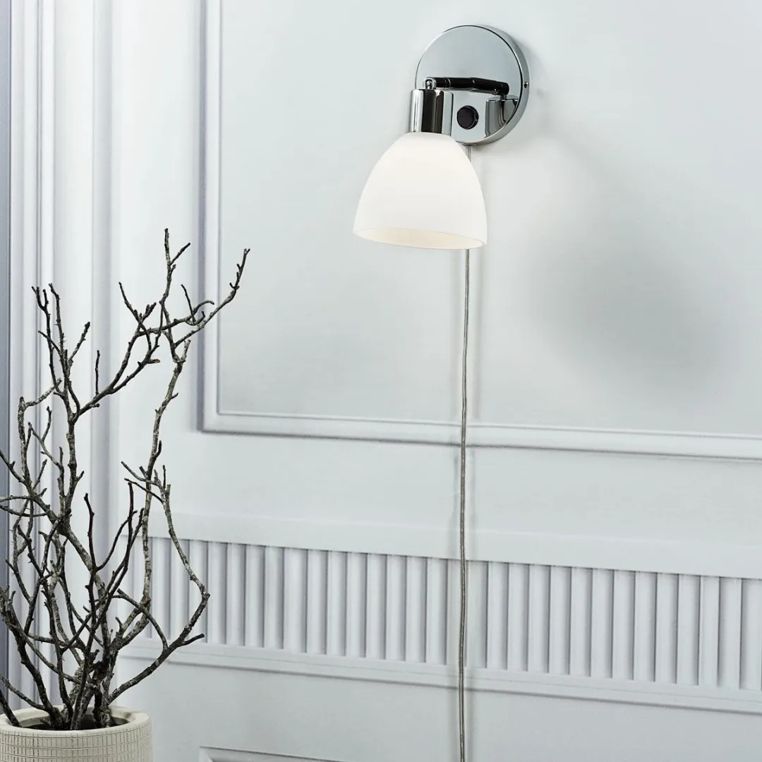 Nordlux Ray Wandlamp E14 - Chroom - Ø12cm