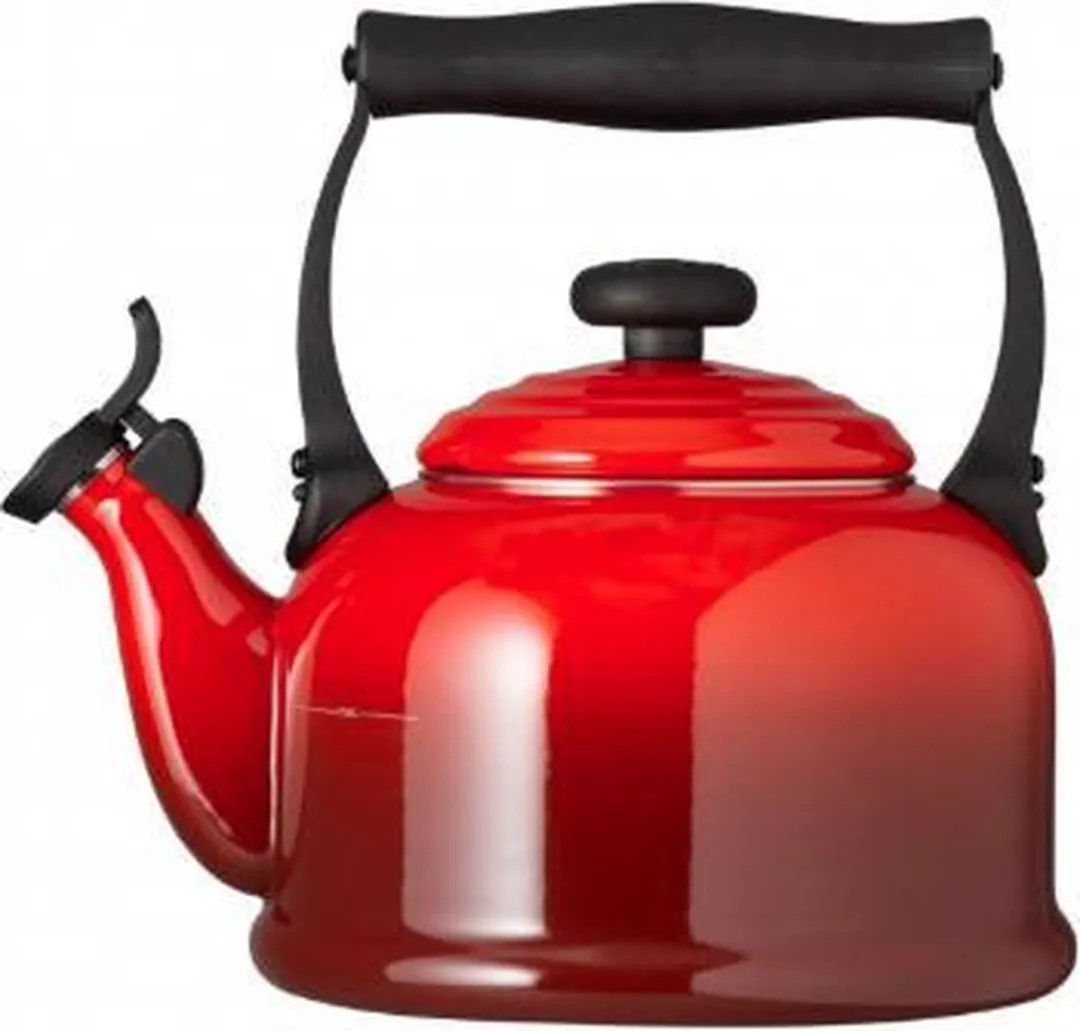 Le Creuset Tradition Fluitketel 2.1L - Kersenrood