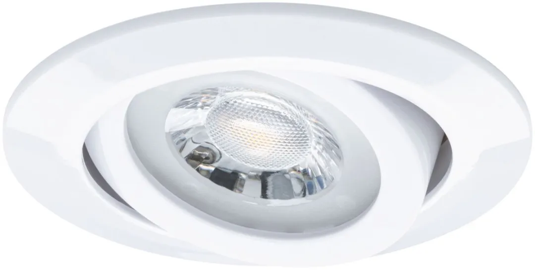 Paulmann LED-inbouwlamp Set 10x 4,8W 450lm 3000K - 82mm Wit