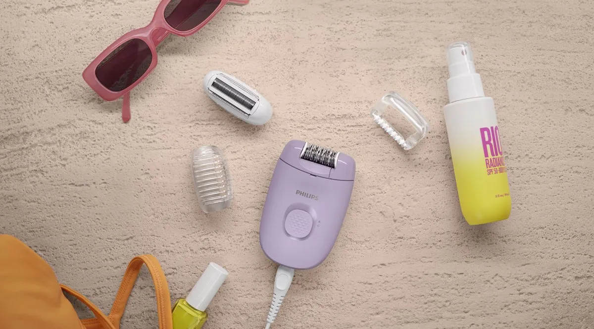 Philips Series 2000 BRE237/00 Epilator & Scheerapparaat - Paars - afbeelding 6 van 6