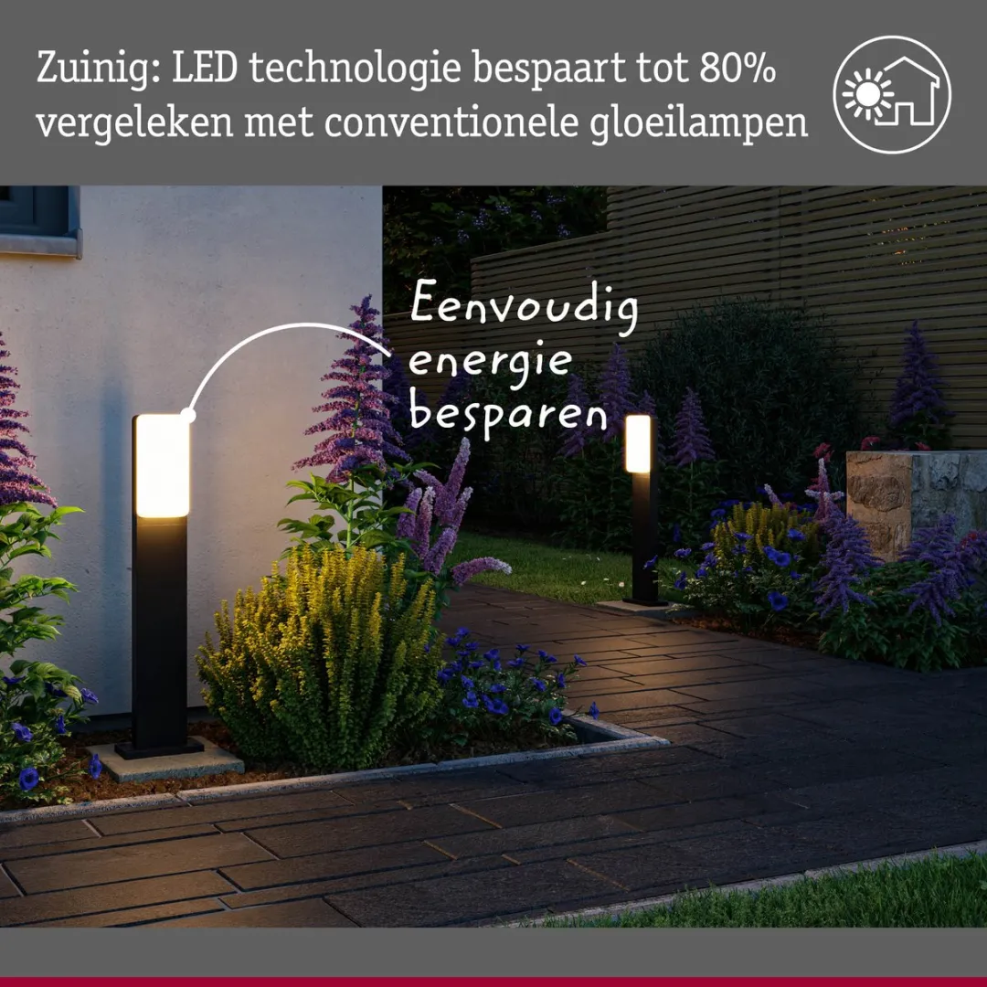 Paulmann LED Bolderlamp Bonnie IP44 600mm - 8,5W 3000K - afbeelding 6 van 6