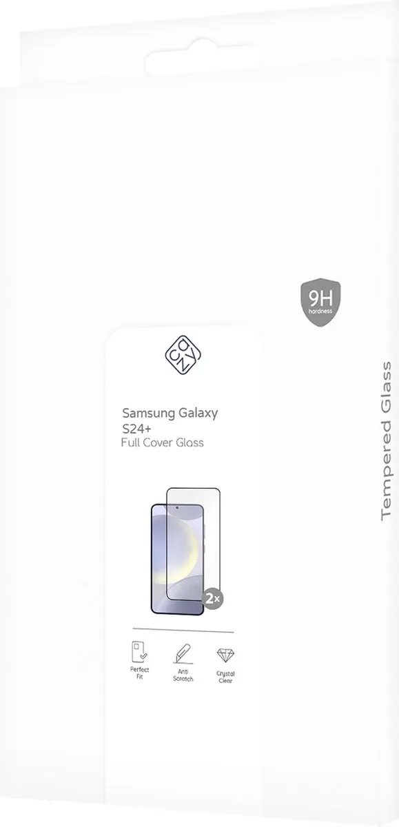 Just in Case Cazy Screenprotector Samsung Galaxy S24+ - 2 Stuks