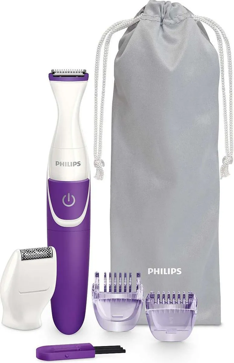 Philips 3000 Series Bikinitrimmer BRT383/15 - Paars/Wit
