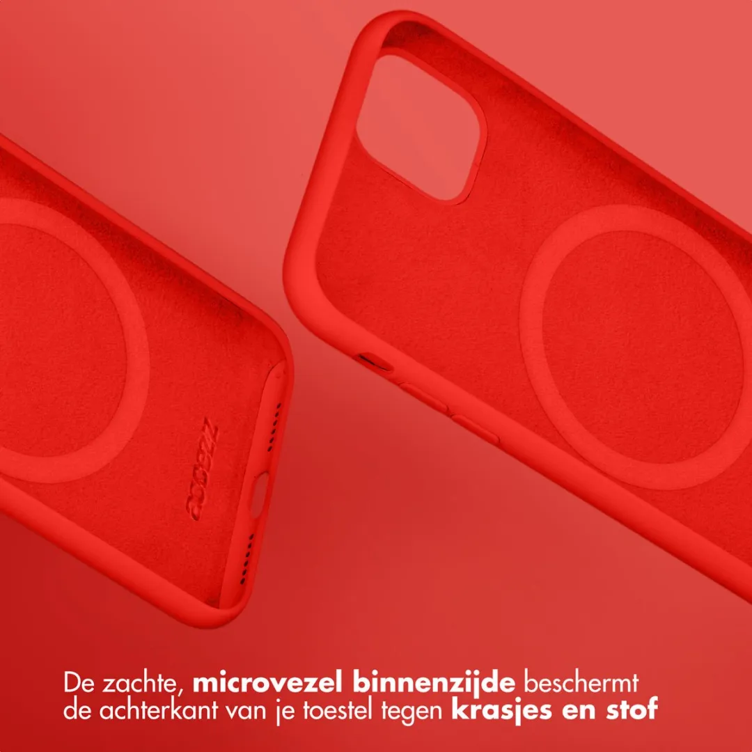 Accezz Hoesje iPhone 14 Pro Max MagSafe - Rood