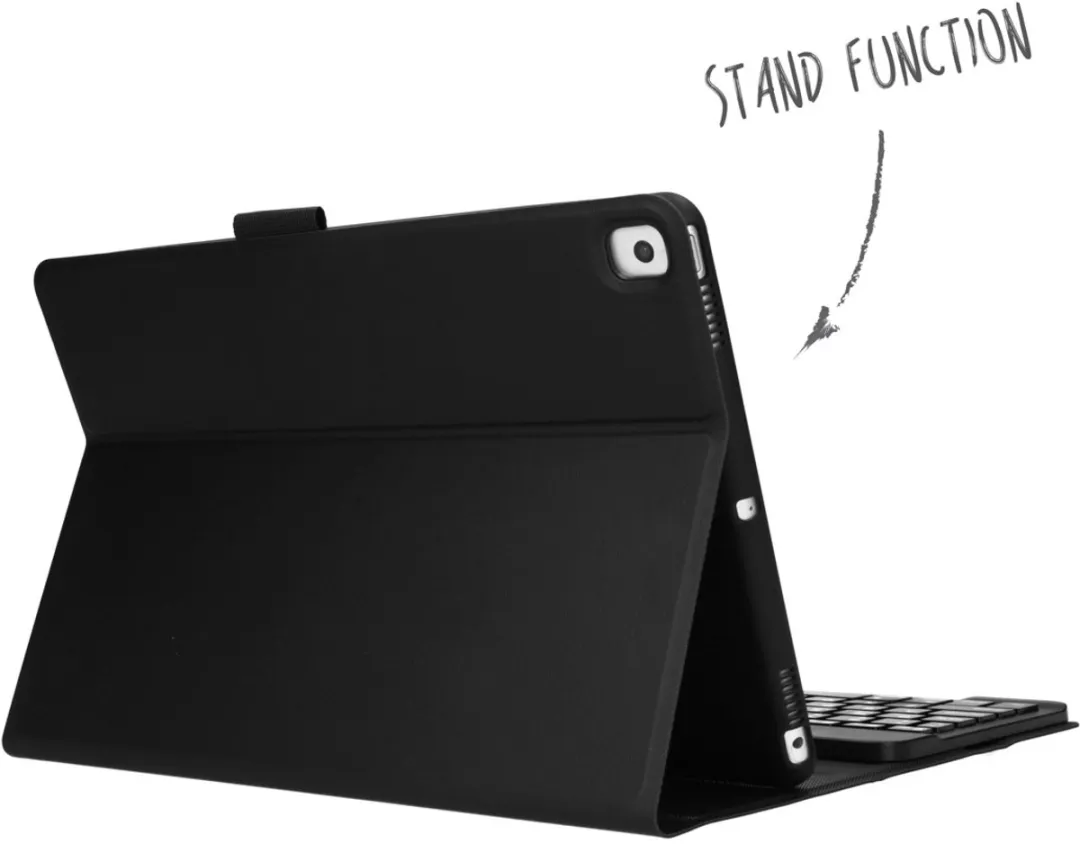 Accezz Tablet Toetsenbord Hoes AZERTY SH00011814 - Apple iPad 10.2" - Zwart