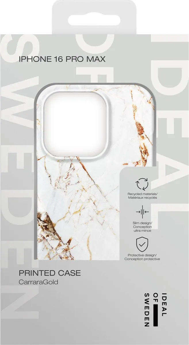iDeal of Sweden iPhone 16 Pro Max Backcover - Carrara Gold - IDFC-I2467P-46 - afbeelding 4 van 5