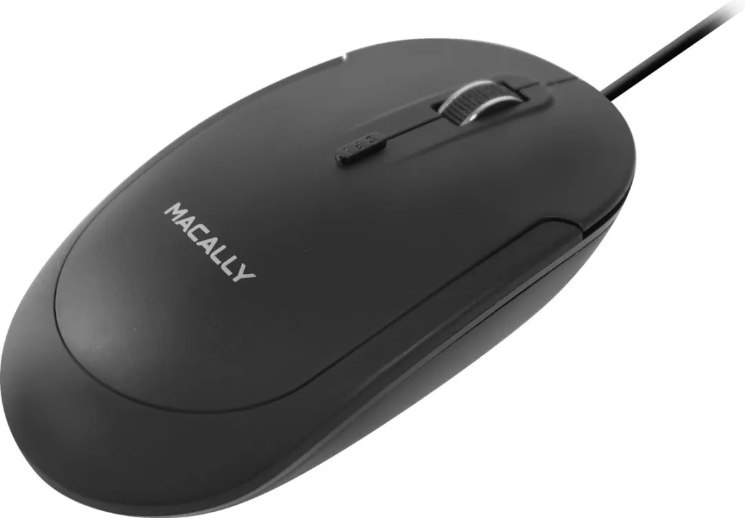 Macally UCDYNAMOUSE-B USB-C Muis - Zwart - afbeelding 6 van 6